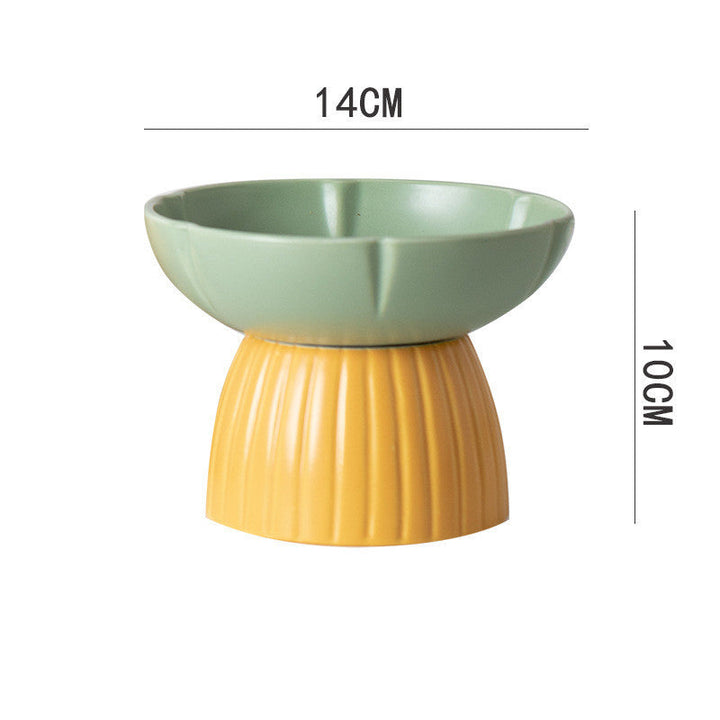 Why Your Cat Deserves the Pet Macarons Candy Color Feeding Ceramic Bowl